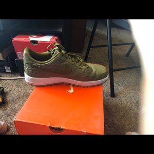 Nike Air Force 1 aligator skin 11.5